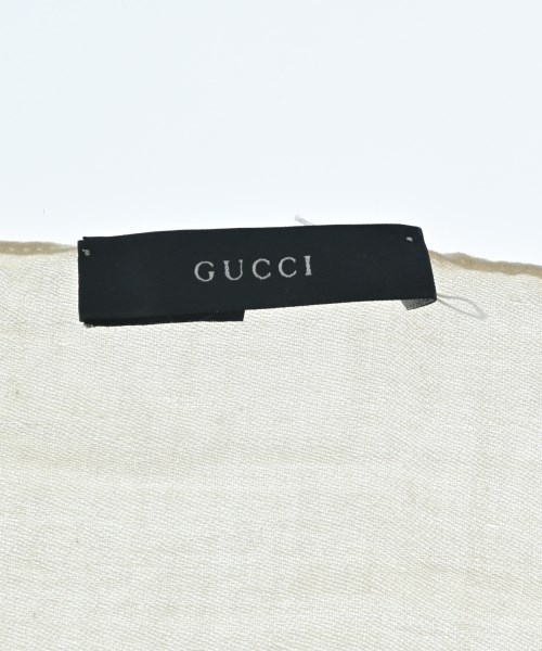 GUCCI（グッチ）ストール ベージュ サイズ:- メンズ/2200721470122