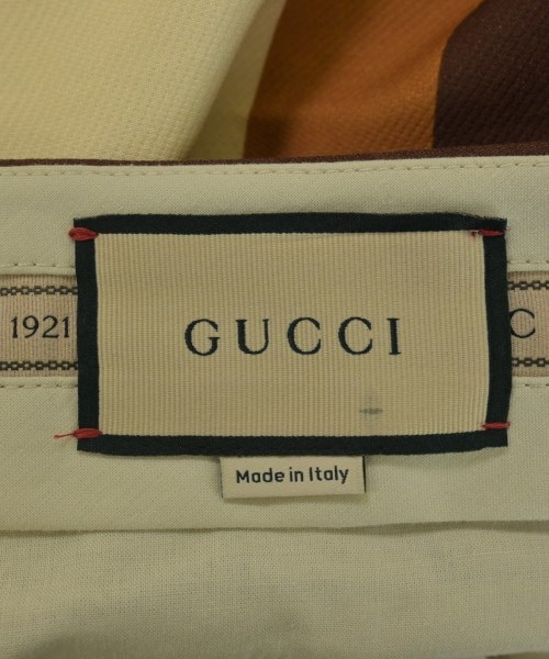 GUCCI（グッチ）スラックス 茶 サイズ:48(L位) メンズ/2200721250120