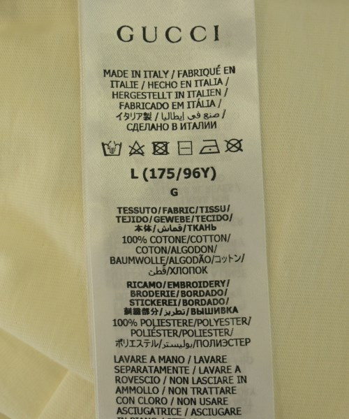 GUCCI（グッチ）Tシャツ・カットソー 白 サイズ:L レディース/2200719094026
