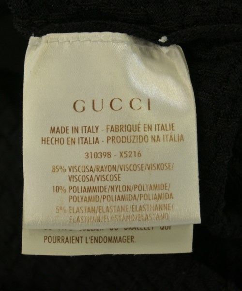 GUCCI（グッチ）ワンピース 黒 サイズ:-(S位) レディース/2200722010013