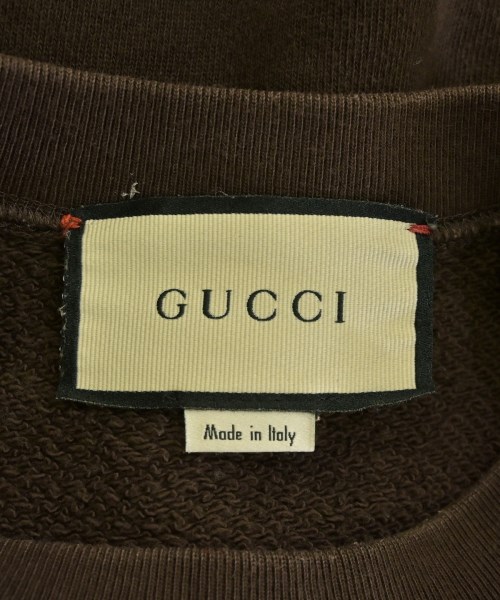 GUCCI（グッチ）スウェット 茶 サイズ:S メンズ/2200722262054