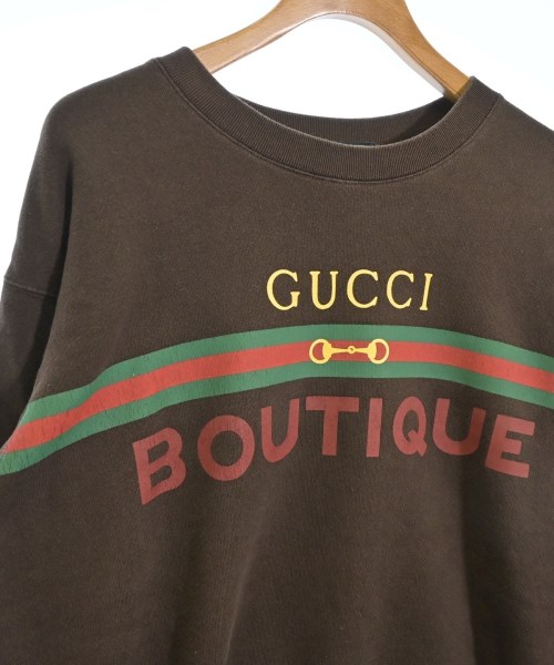 GUCCI（グッチ）スウェット 茶 サイズ:S メンズ/2200722262054