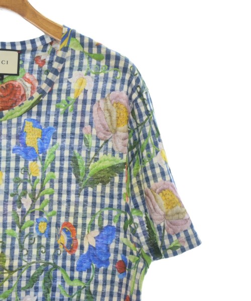 GUCCI（グッチ）Tシャツ・カットソー 青 サイズ:M メンズ/2200722033012