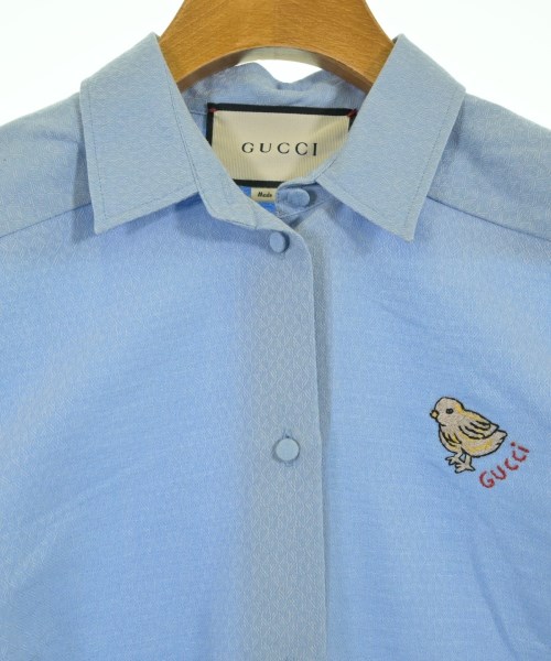 GUCCI（グッチ）カジュアルシャツ 青 サイズ:42(M位) レディース/2200722498026