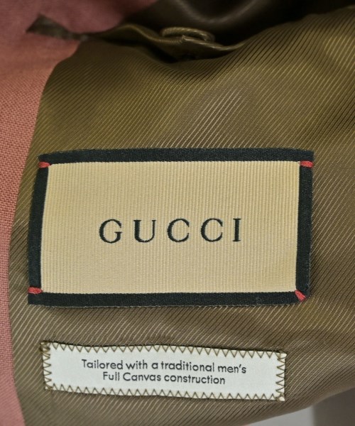 GUCCI（グッチ）テーラードジャケット ピンク サイズ:38(S位) レディース/2200723018018