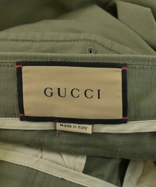 GUCCI（グッチ）カーゴパンツ カーキ サイズ:48(L位) メンズ/2200723029021