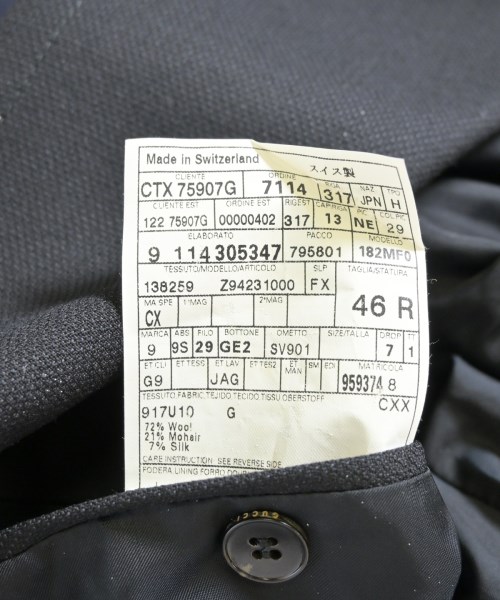 GUCCI（グッチ）テーラードジャケット 黒 サイズ:46(M位) メンズ/2200723428121