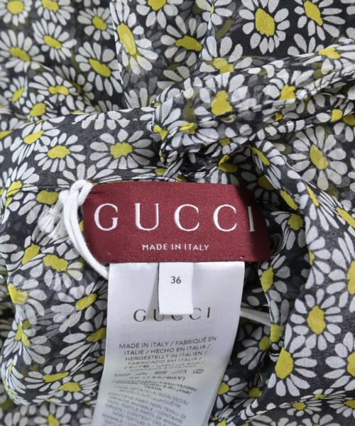 GUCCI（グッチ）ブラウス 黒 サイズ:36(XS位) レディース/2200723558026