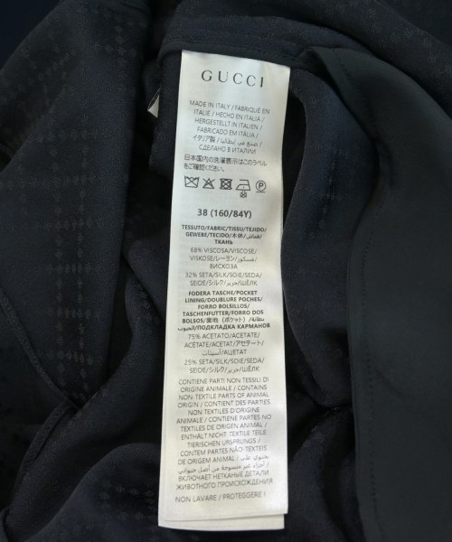 GUCCI（グッチ）ワンピース 紺 サイズ:38(S位) レディース/2200723659044