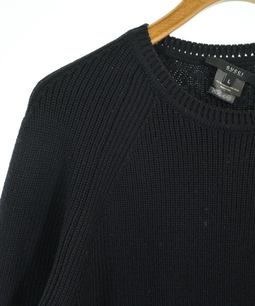 GUCCI（グッチ）ニット・セーター 紺 サイズ:L メンズ/2200720141054
