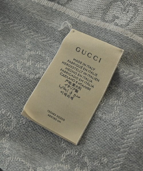 GUCCI（グッチ）ストール グレー サイズ:- レディース/2200720048148