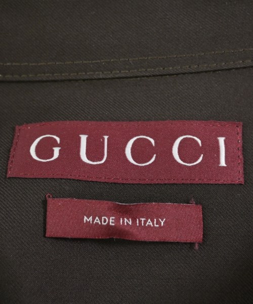 GUCCI（グッチ）カジュアルシャツ 茶 サイズ:44(S位) メンズ/2200716216025