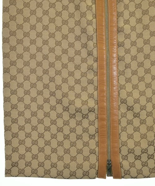 GUCCI（グッチ）ひざ丈スカート ベージュ サイズ:40(M位) レディース/2200724451074