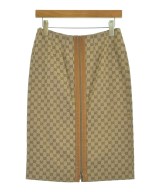 GUCCI（グッチ）ひざ丈スカート ベージュ サイズ:40(M位) レディース/2200724451074