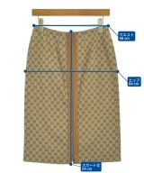 GUCCI（グッチ）ひざ丈スカート ベージュ サイズ:40(M位) レディース/2200724451074