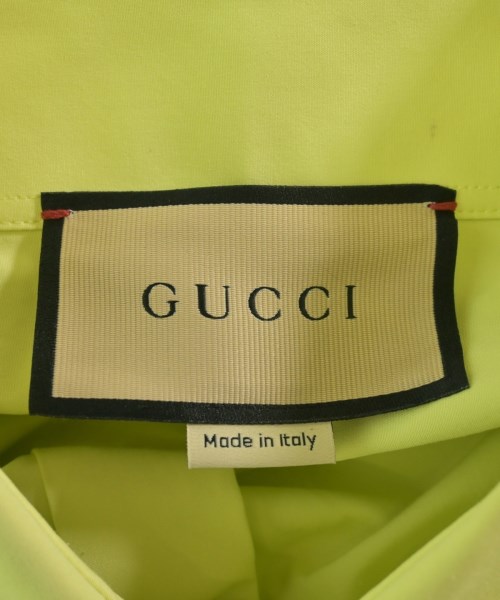 GUCCI（グッチ）カジュアルシャツ 黄 サイズ:48(L位) メンズ/2200724641116