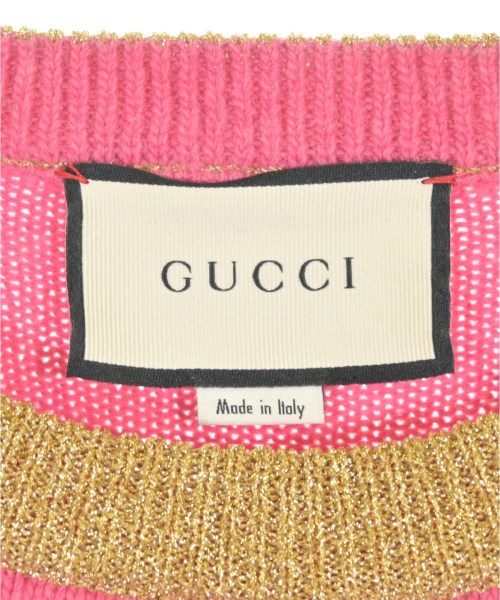 GUCCI（グッチ）ニット・セーター ピンク サイズ:S レディース/2200724678198