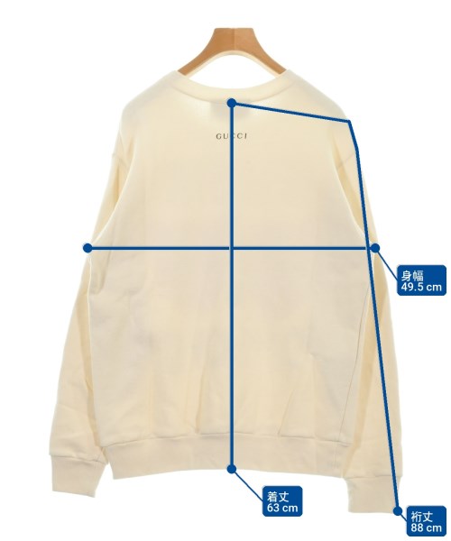 GUCCI（グッチ）スウェット 白 サイズ:XS レディース/2200726792083