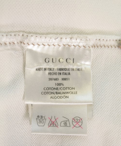 GUCCI（グッチ）ポロシャツ 白 サイズ:L メンズ/2200727591081