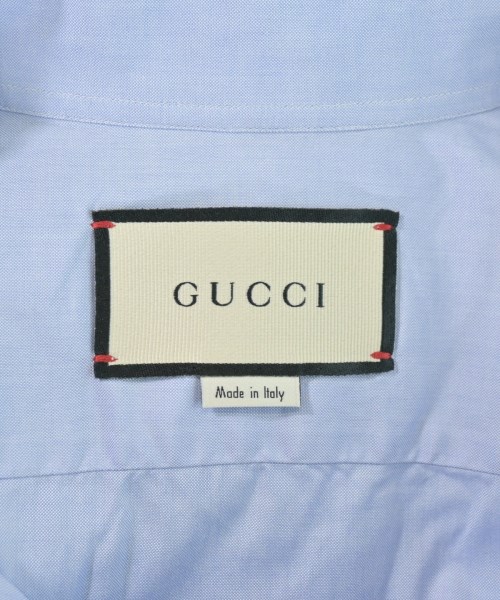 GUCCI（グッチ）カジュアルシャツ 青 サイズ:38(S位) メンズ/2200728403031