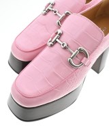 GUCCI（グッチ）ビジネス・ドレスシューズ ピンク サイズ:EU38 1/2(25cm位) レディース/2200728450011