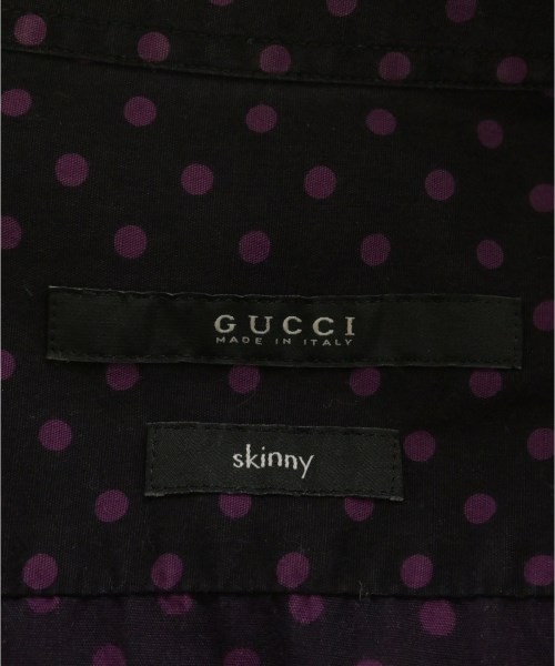 GUCCI（グッチ）カジュアルシャツ 紺 サイズ:40(L位) メンズ/2200728576162