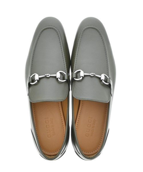 GUCCI（グッチ）ビジネス・ドレスシューズ カーキ サイズ:UK8(26.5cm位) メンズ/2200724365043