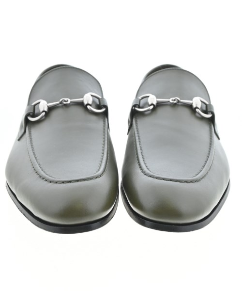 GUCCI（グッチ）ビジネス・ドレスシューズ カーキ サイズ:UK8(26.5cm位) メンズ/2200724365043