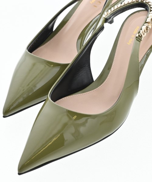 GUCCI（グッチ）パンプス カーキ サイズ:EU36(22.5cm位) レディース/2200724365067