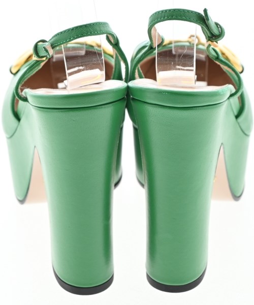 GUCCI（グッチ）パンプス 緑 サイズ:EU37 1/2(24cm位) レディース/2200724365098