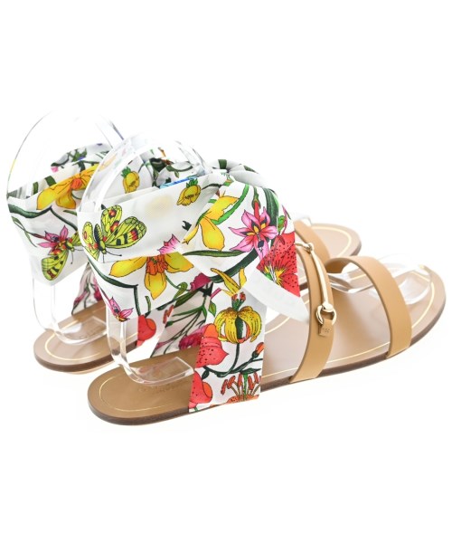 GUCCI（グッチ）サンダル ベージュ サイズ:EU38(24.5cm位) レディース/2200724365111