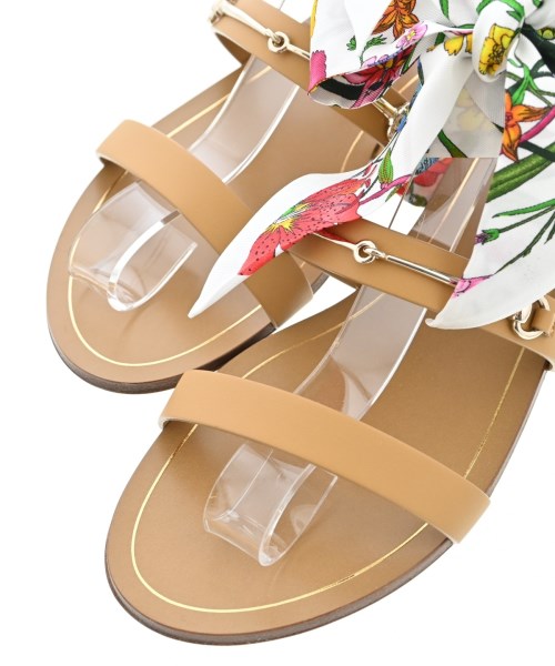 GUCCI（グッチ）サンダル ベージュ サイズ:EU38(24.5cm位) レディース/2200724365111
