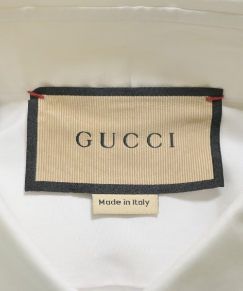 GUCCI（グッチ）ドレスシャツ 白 サイズ:37(XS位) メンズ/2200728781016