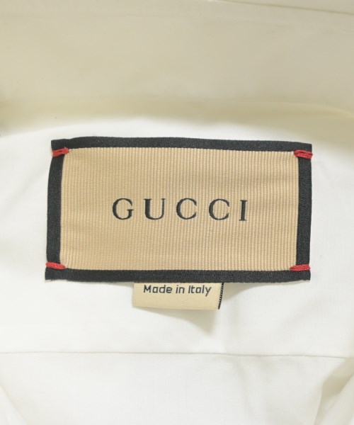 GUCCI（グッチ）ドレスシャツ 白 サイズ:37(XS位) メンズ/2200728781023