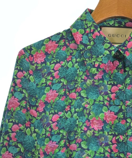GUCCI（グッチ）ブラウス 緑 サイズ:36(XS位) レディース/2200728781047