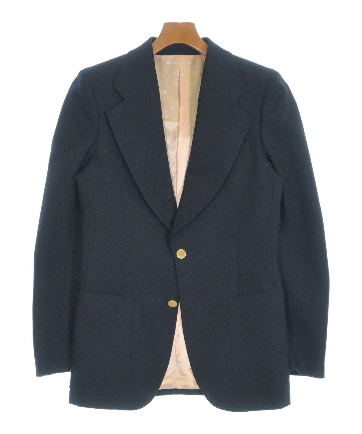 GUCCI（グッチ）テーラードジャケット 紺 サイズ:44(S位) メンズ