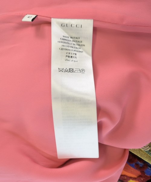 GUCCI（グッチ）ノーカラージャケット 赤 サイズ:42(M位) レディース/2200728828018