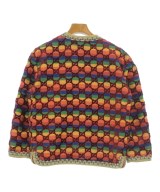 GUCCI（グッチ）ノーカラージャケット 赤 サイズ:42(M位) レディース/2200728828018