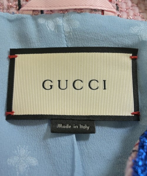 GUCCI（グッチ）ノーカラージャケット ピンク サイズ:42(M位) レディース/2200728828032