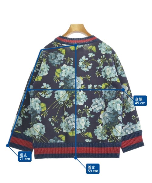 GUCCI（グッチ）スウェット 紺 サイズ:S レディース/2200728828056