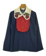GUCCI（グッチ）ブラウス 紺 サイズ:42(M位) レディース/2200728828162