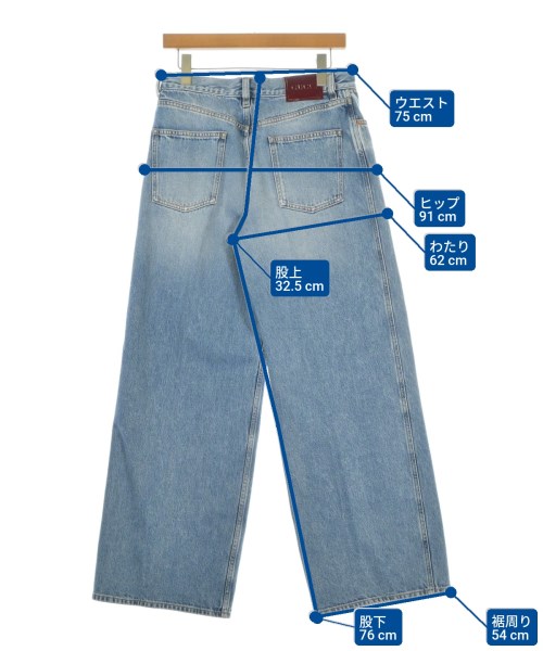 GUCCI（グッチ）デニムパンツ 青 サイズ:27(M位) レディース/2200682280051