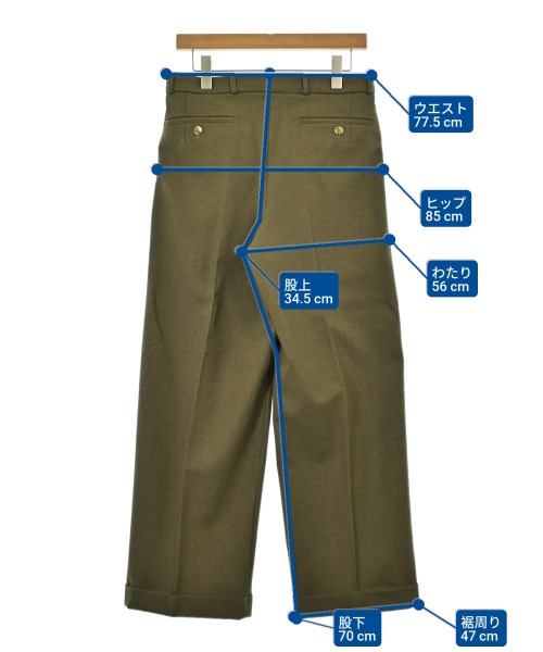 GUCCI（グッチ）スラックス カーキ サイズ:44(S位) メンズ/2200682738125