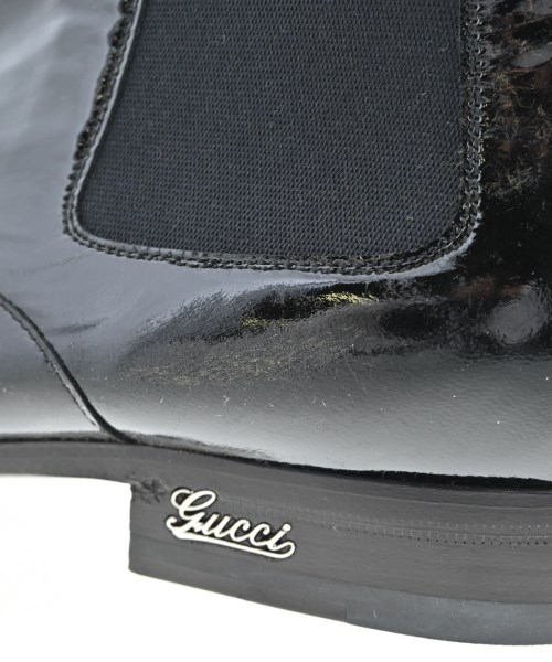 GUCCI（グッチ）ブーツ 黒 サイズ:EU42(27cm位) メンズ/2200683700039