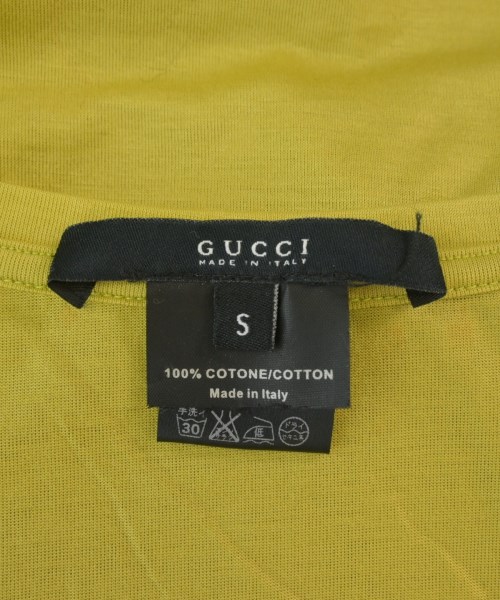 GUCCI（グッチ）Tシャツ・カットソー 黄 サイズ:S レディース/2200683902037
