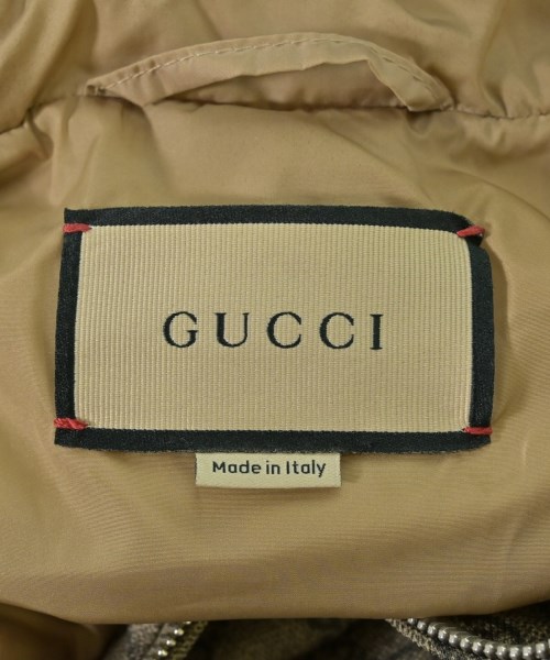 GUCCI（グッチ）ダウンジャケット/ダウンベスト ベージュ サイズ:46(M位) メンズ/2200683942026