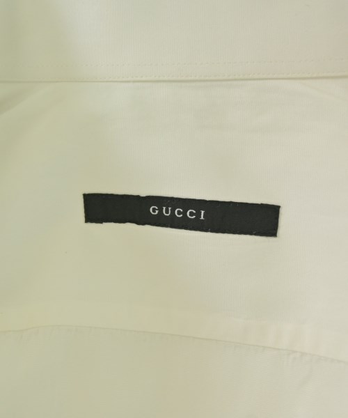 GUCCI（グッチ）ドレスシャツ 白 サイズ:38(S位) メンズ/2200684105031