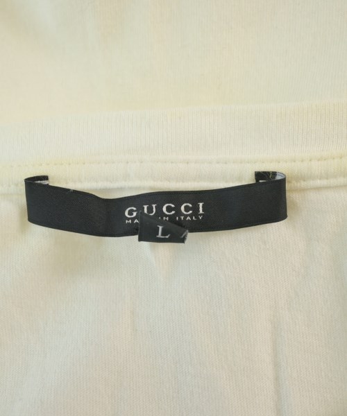 GUCCI（グッチ）Tシャツ・カットソー 白 サイズ:L メンズ/2200684134048