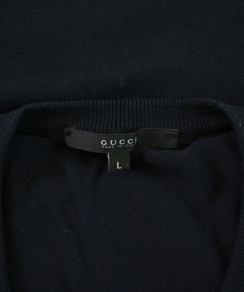 GUCCI（グッチ）ニット・セーター 紺 サイズ:L メンズ/2200684134185