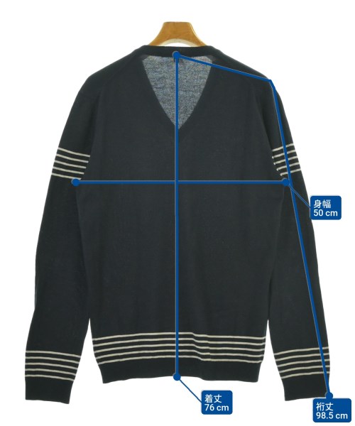 GUCCI（グッチ）ニット・セーター 紺 サイズ:L メンズ/2200684134185